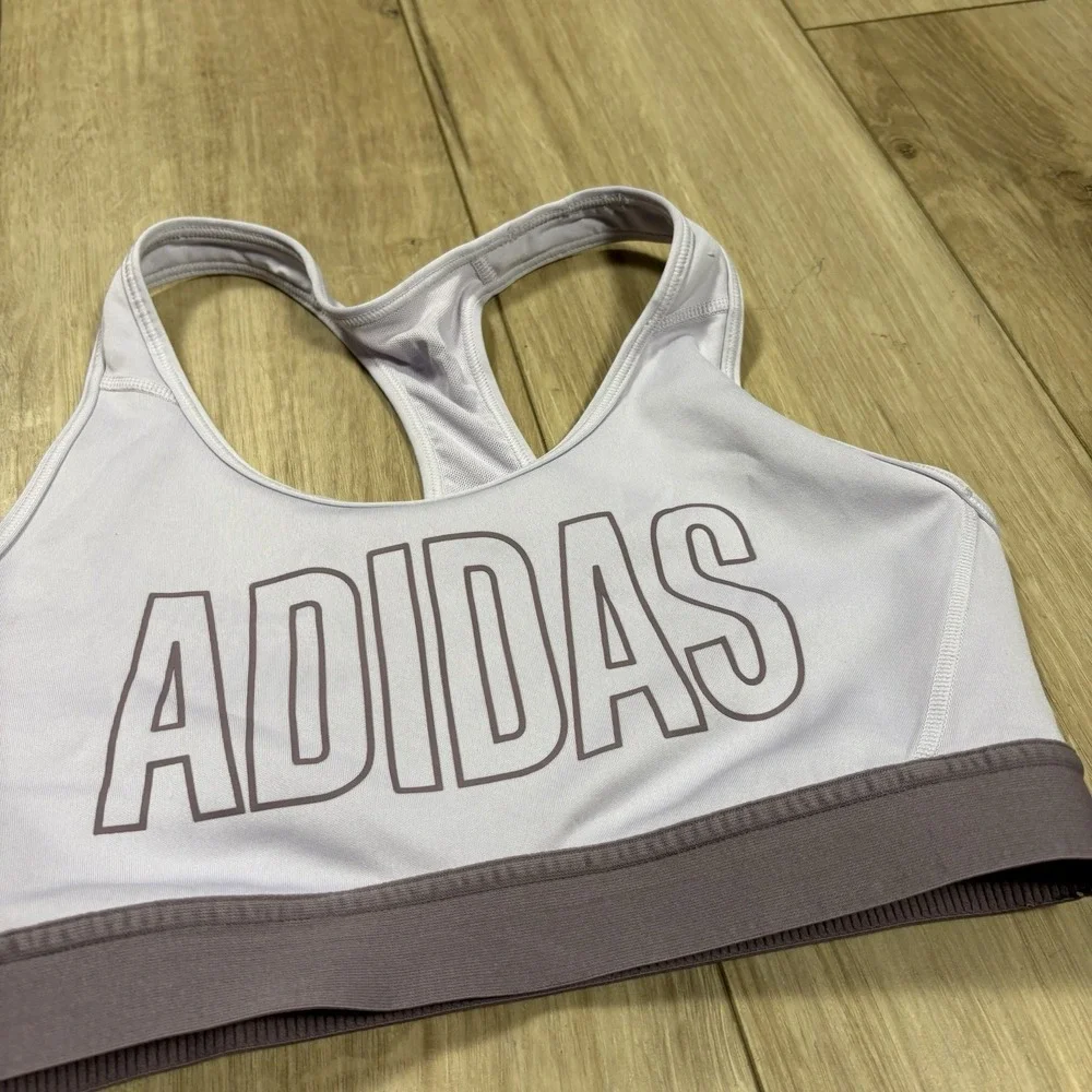 Adidas‎ Purple Logo XSmall Don't Rest Sports Bra Racerback Pullover
